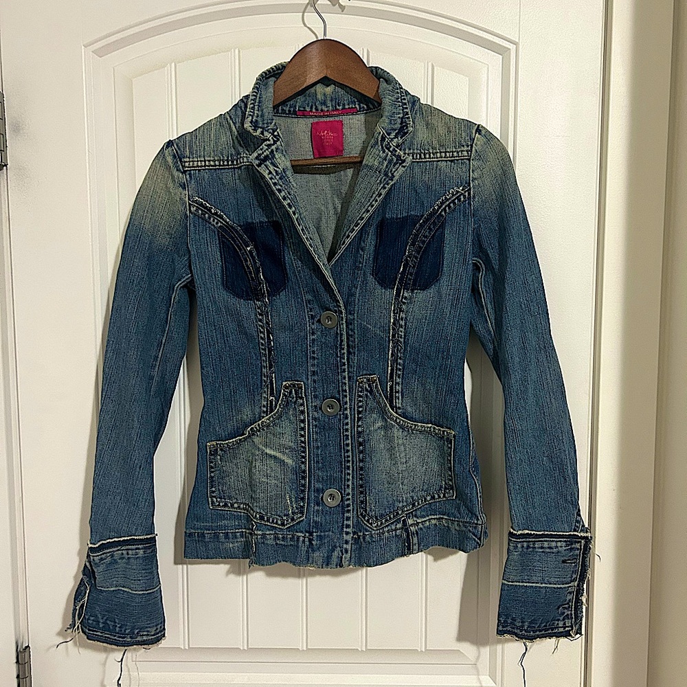 Distressed Denim Jacket from Italy